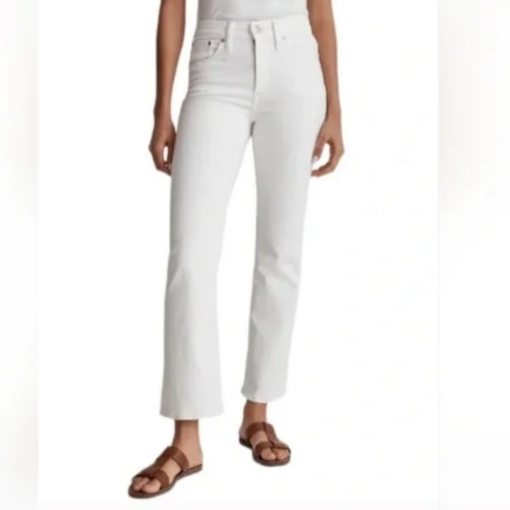 Madewell White Cali-Denim Boot